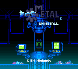 Super Metroid - Hacks — Title screen